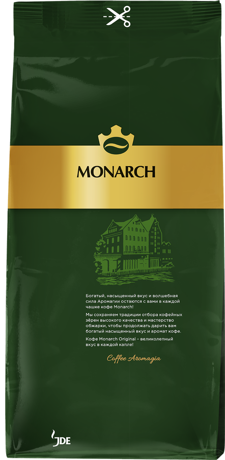 Кофе зерновой MONARCH Original натуральный жареный, 230г, предпросмотр