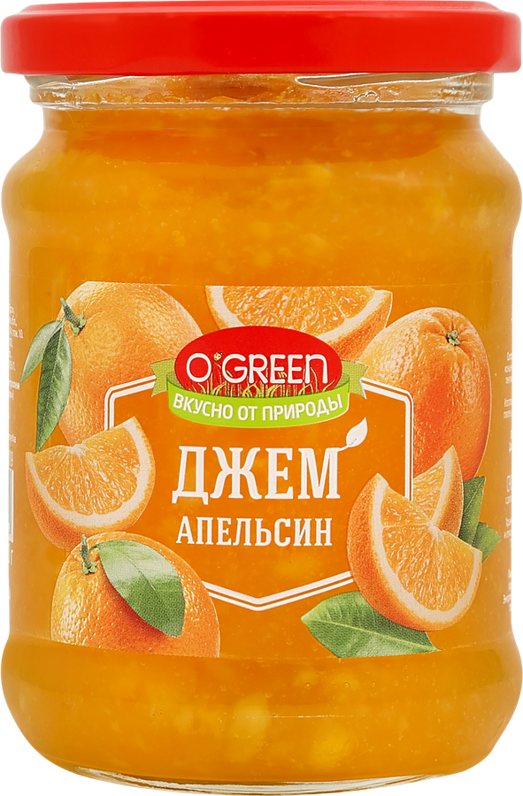 Джем O`GREEN из апельсина, 310г, превью