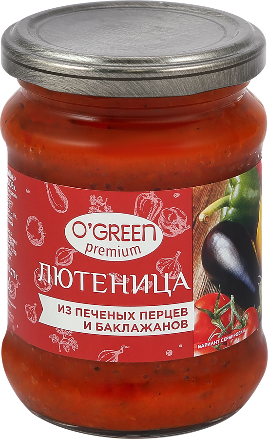 Лютеница O`GREEN Premium, 270г, предпросмотр