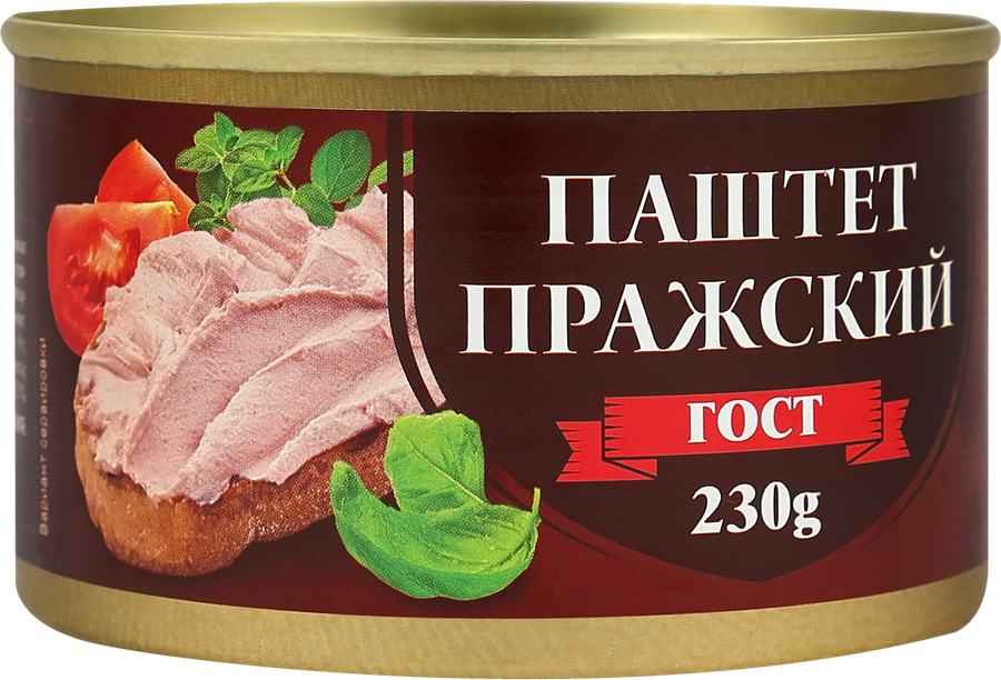 Паштет Пражский ГОСТ, 230г, предпросмотр