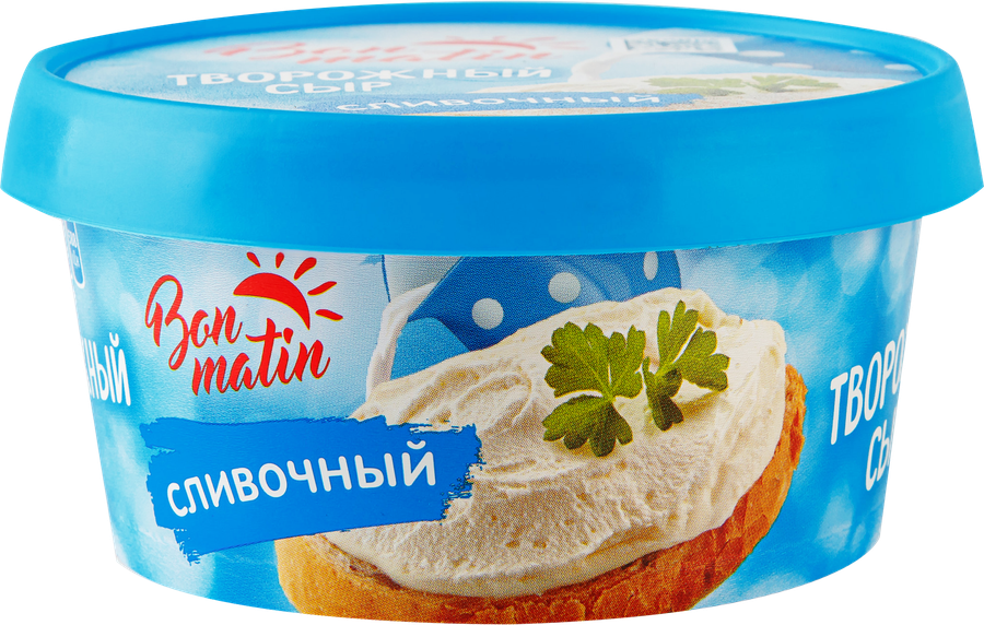 Сыр творожный БОН МАТИН Сливочный, без змж, 130г, превью