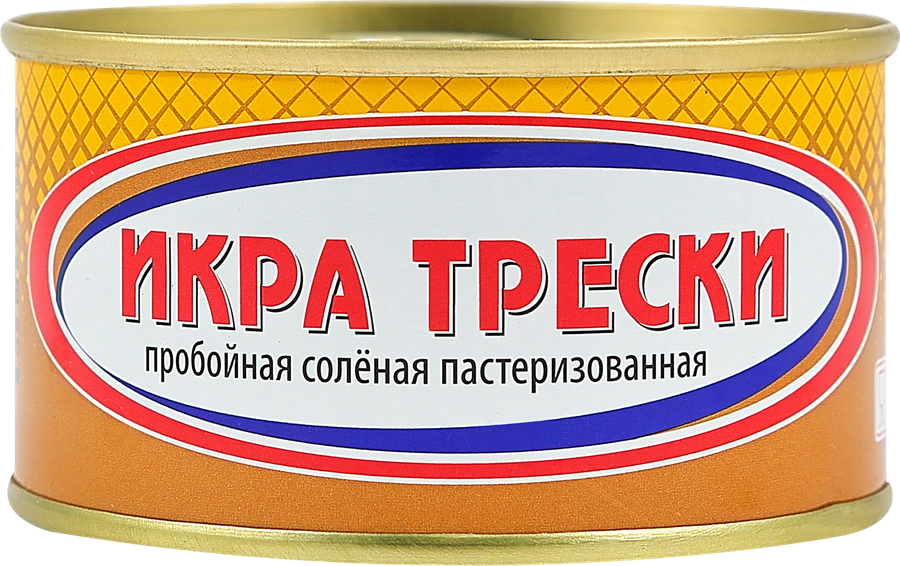 Икра трески НЕВОД пастеризованная, 120г, превью
