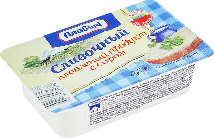 Продукт плавленый с сыром ПЛАВЫЧ Ассорти 50%, 90г, предпросмотр