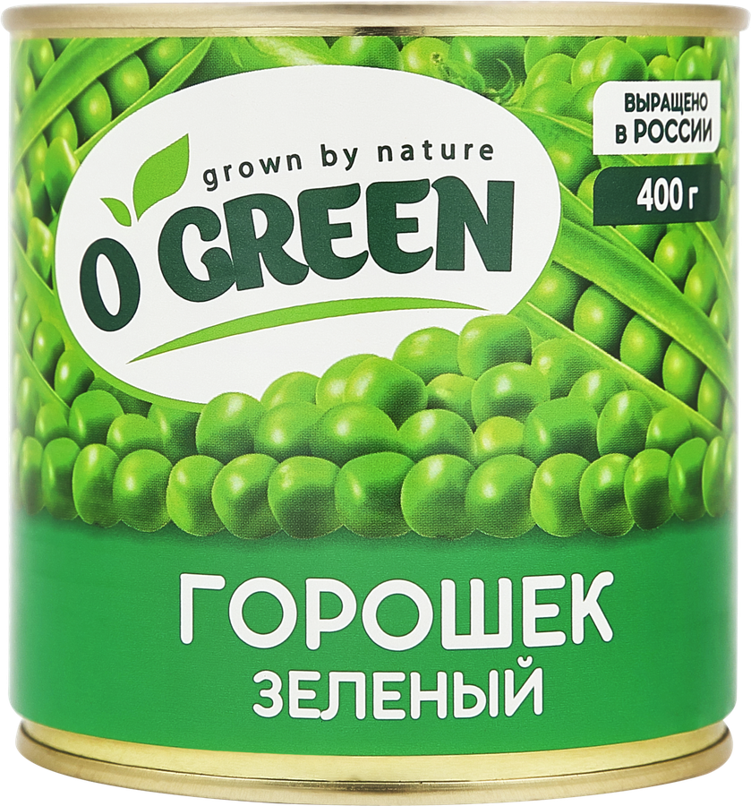 Горошек зеленый O`GREEN, 425мл, предпросмотр