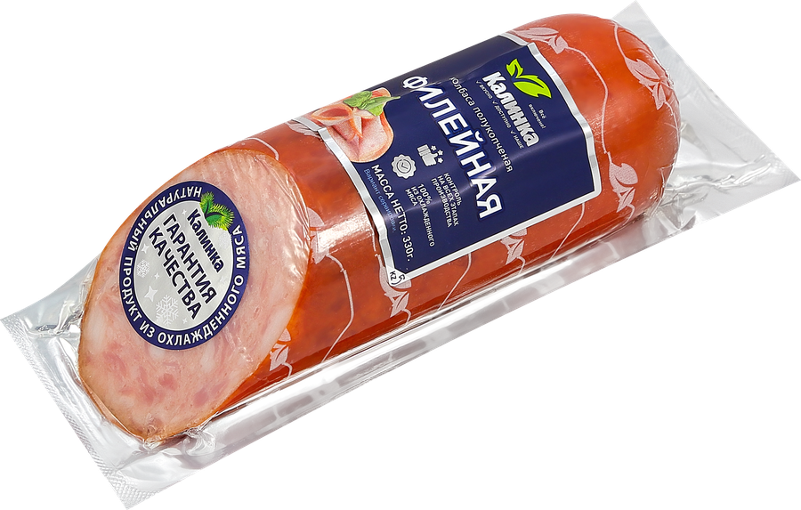 Колбаса полукопченая КАЛИНКА Филейная, 330г, предпросмотр