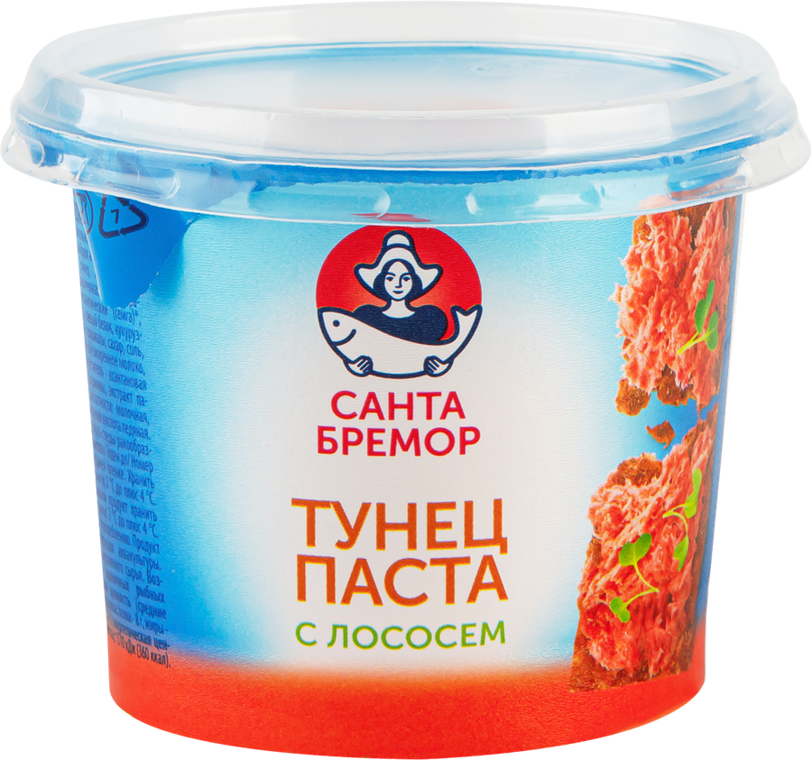 Паста САНТА БРЕМОР Тунец, 140г, превью