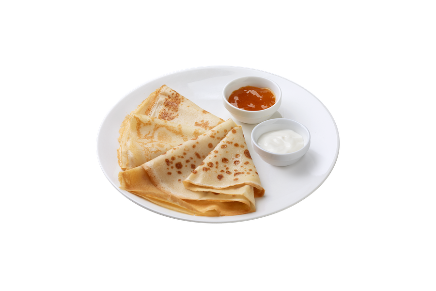 Блинчики КИТЫ ЕДЫ с джемом и сметаной 140г, шт., превью