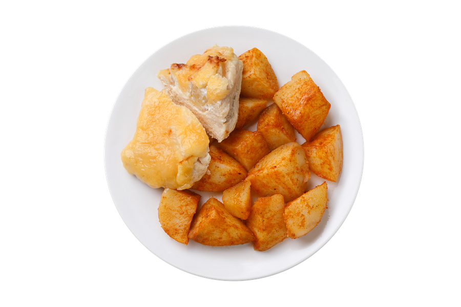 Грудка куриная КИТЫ ЕДЫ с ананасами под сыром с картофелем 270г, шт., предпросмотр
