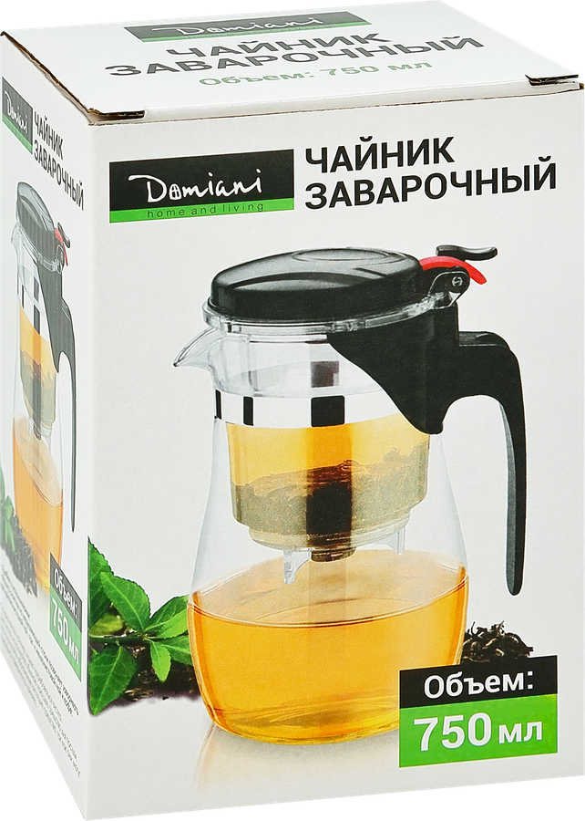 Чайник заварочный DOMIANI Home and living, 750мл, превью