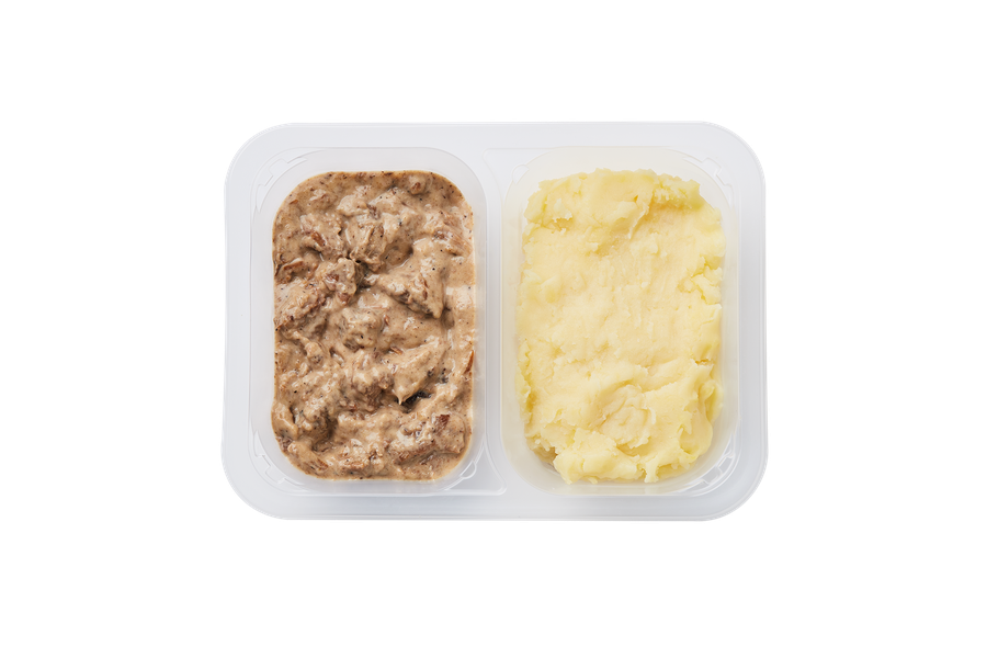 Гуляш из курицы КИТЫ ЕДЫ с пюре картофельным лоток 250г., шт., превью