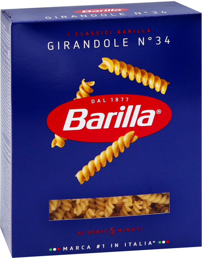 Макароны BARILLA Girandole №34, 450г, предпросмотр