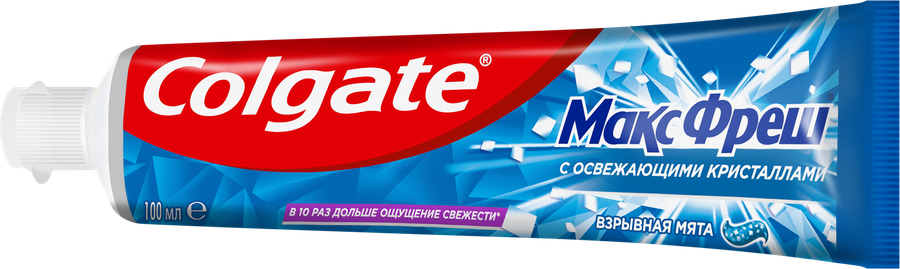 Зубная паста COLGATE Макс Фреш Взрывная мята с освежающими кристаллами для свежего дыхания и защиты от кариеса, 100мл, превью