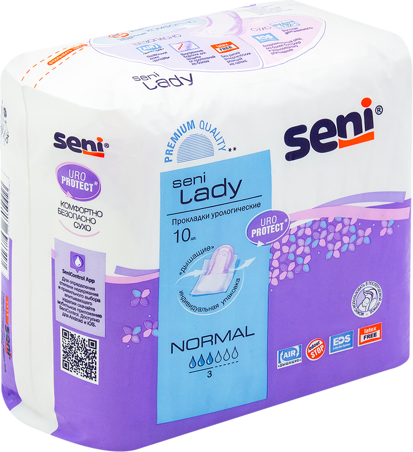 Прокладки урологические SENI Lady Normal, 10шт, превью
