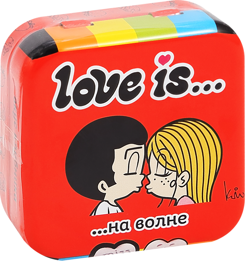 Конфеты освежающие LOVE IS в форме сердца, вкус клубника, 20г, превью