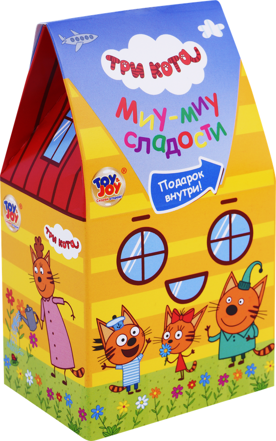 Шарики хрустящие SWEET BOX Три кота, с игрушкой, 15г, превью
