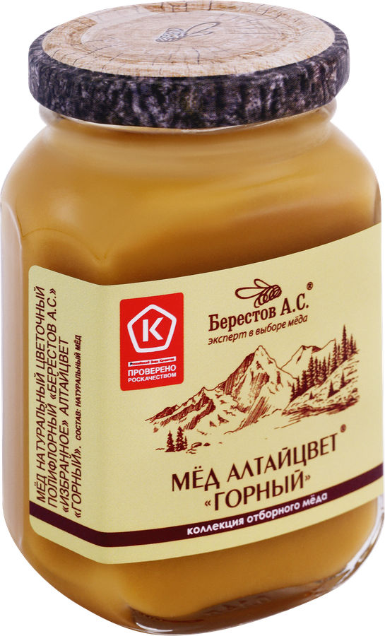 Мед горный БЕРЕСТОВ А.С. Избранное, 200г, превью