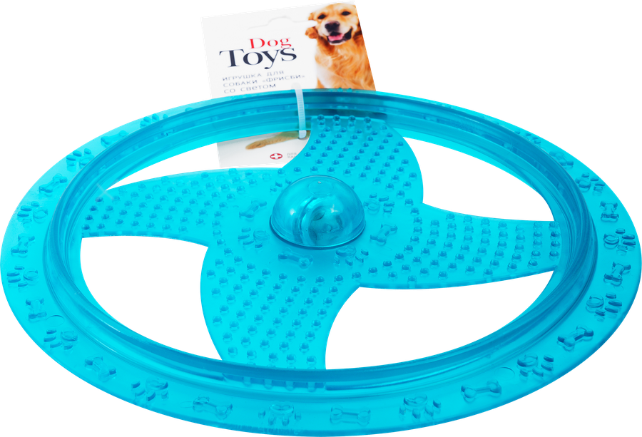 Игрушка для собак DOG TOYS Фрисби со светом, Арт. CW002, превью