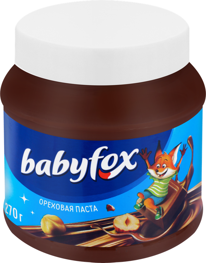 Паста шоколадно-ореховая BABYFOX, 270г, предпросмотр