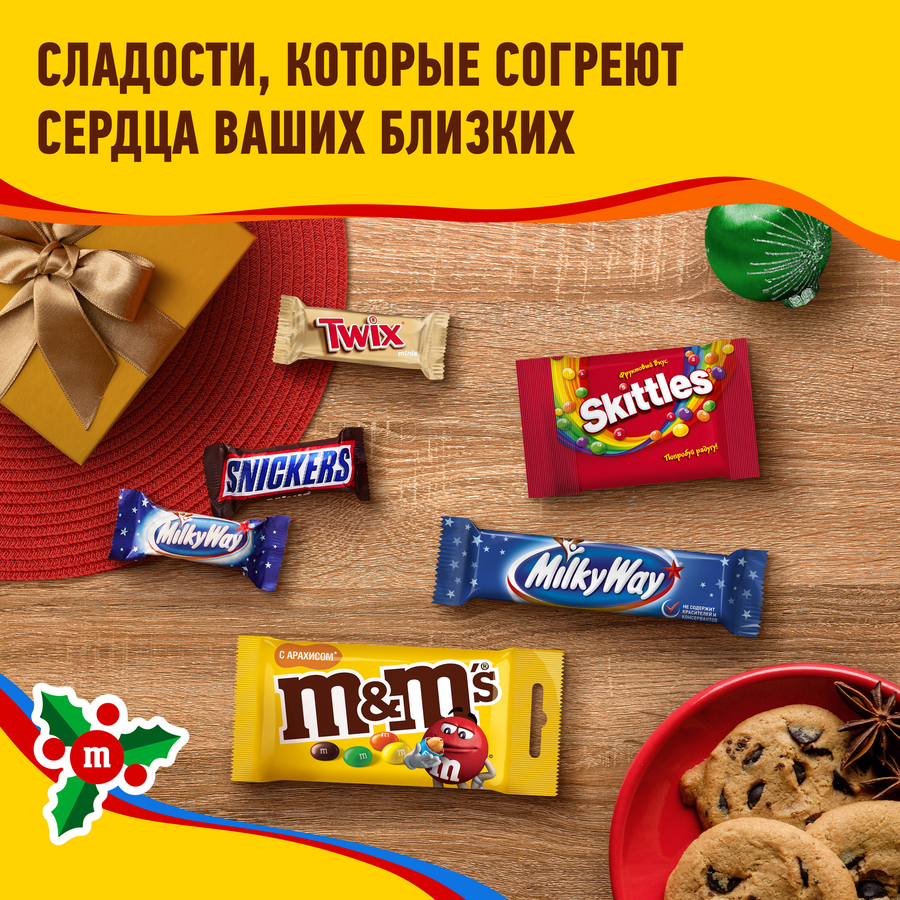 Набор кондитерских изделий M&M'S & FRIENDS Варежка, 121г, предпросмотр