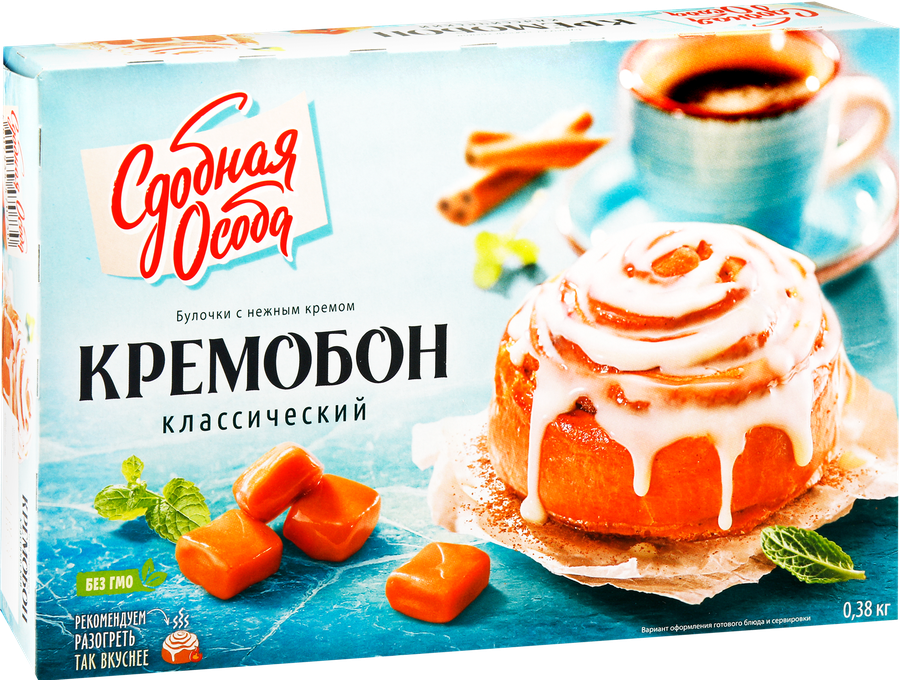 Пирог СДОБНАЯ ОСОБА Кремобон классический, 380г, предпросмотр