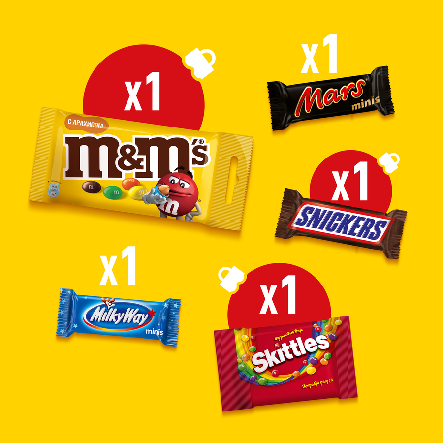 Набор кондитерских изделий M&M'S & FRIENDS Маленькая посылка, 99г, предпросмотр