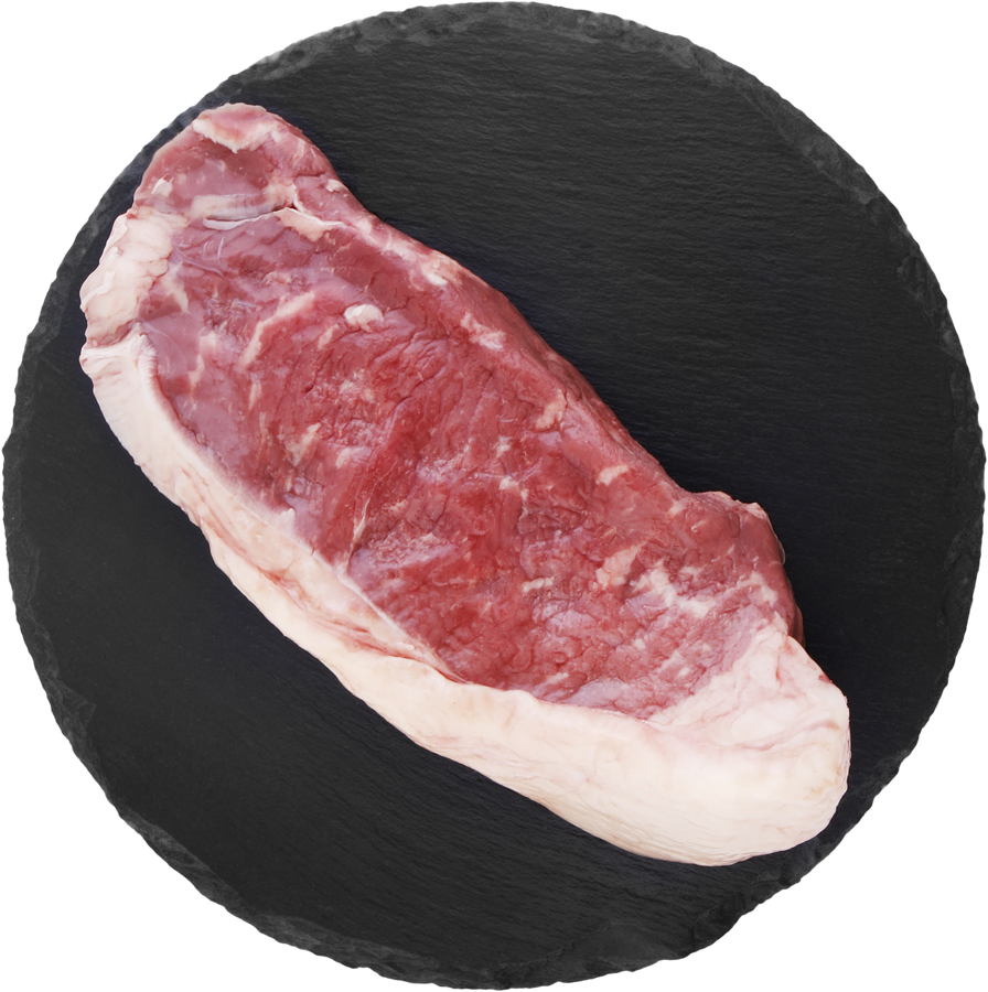 Стейк из мраморной говядины МИРАТОРГ Стриплойн Black Angus, 320г, превью