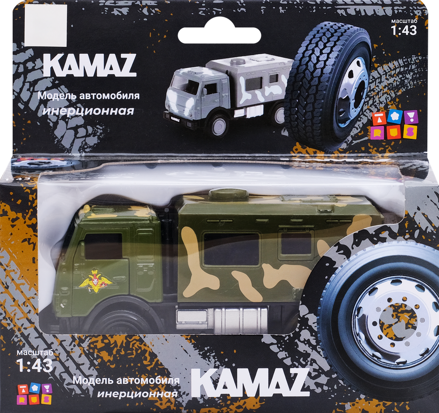 Игрушка машинка КАМАЗ 1:43, фото