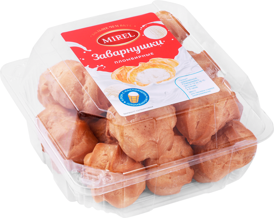 Пирожное MIREL Заварнушки пломбирные, 180г, превью