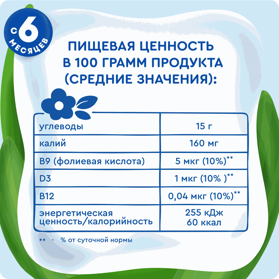 Пюре Агуша Укрепляй-ка яблоко, клубника, земляника, клюква  пауч 80г., превью