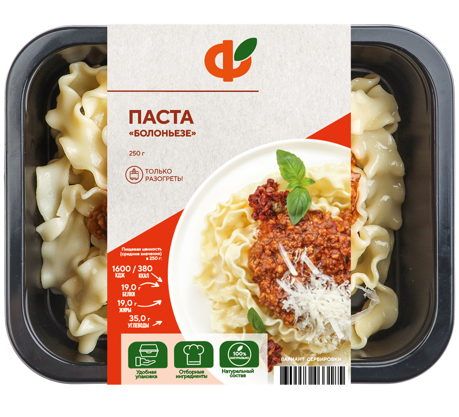 Паста ФЗП Болоньезе лоток 250г., превью