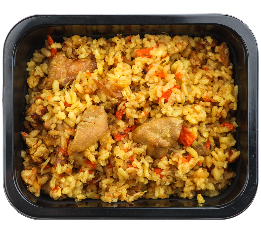Плов с курицей ФЗП лоток 250г., превью