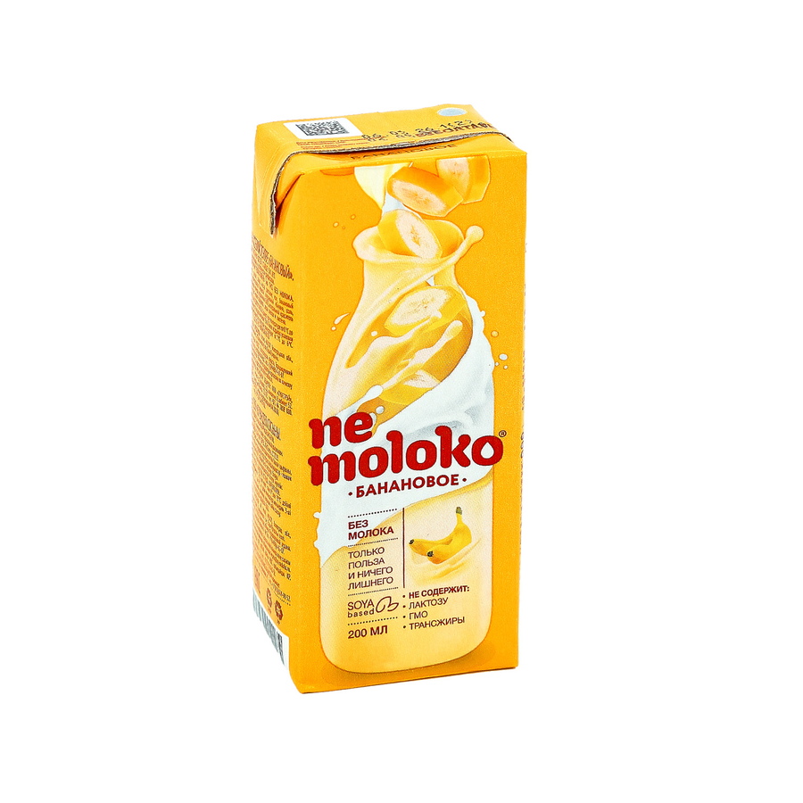 Напиток на соевой основе NEMOLOKO Банан т/п 0,2л., превью