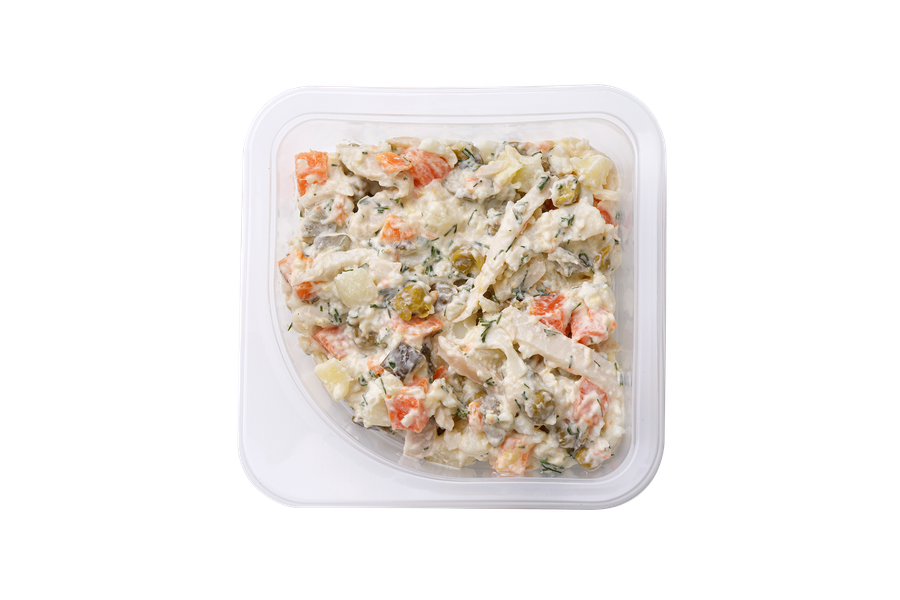 Салат Столичный КИТЫ ЕДЫ с кальмаром 150г, шт., предпросмотр