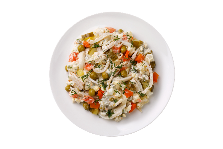 Салат Столичный КИТЫ ЕДЫ с кальмаром 150г, шт., предпросмотр