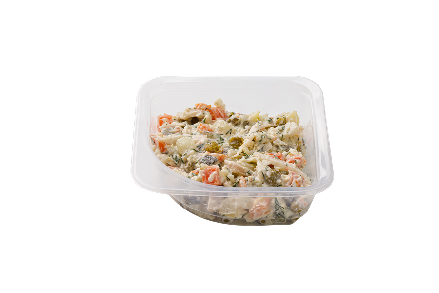 Салат Столичный КИТЫ ЕДЫ с кальмаром 150г, шт., предпросмотр