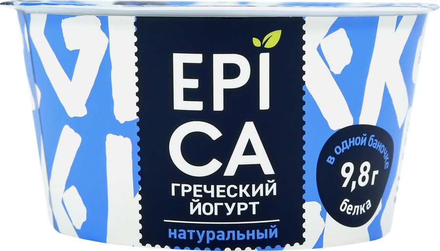Йогурт ЭПИКА ГРЕЧЕСКИЙ 2,5% стакан 130г. ЭРМАНН БЗМЖ, превью