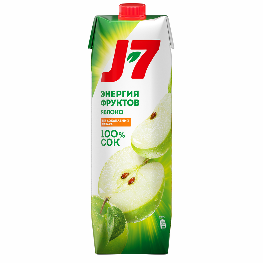 Сок J7 Яблоко осветленный, 0.97л, превью