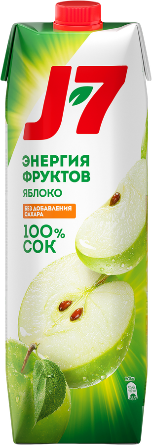 Сок J7 Яблоко осветленный, 0.97л, превью