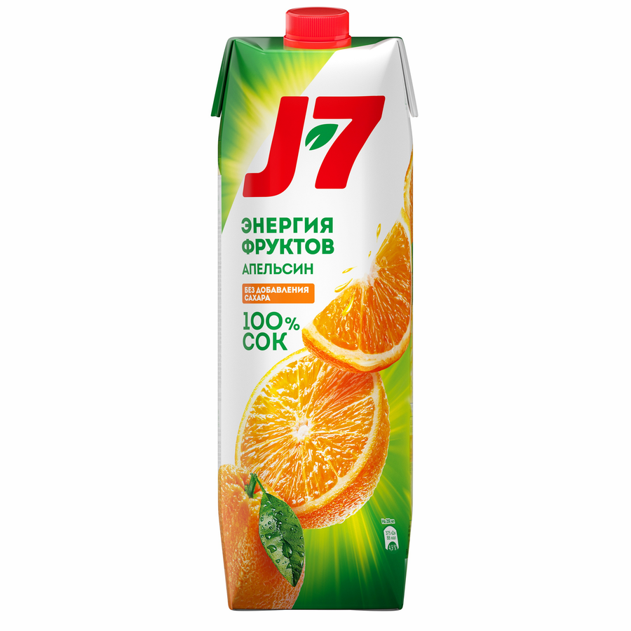 Сок J7 Апельсин с мякотью, 0.97л, предпросмотр