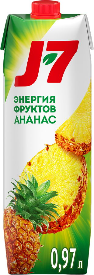 Нектар J7 Ананас с мякотью, 0.97л, превью